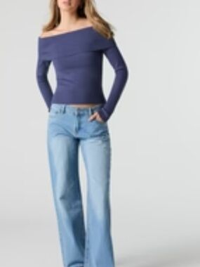 Urban Planet Light Blue Wide Leg Jeans NWT Ordered Wrong Size Cant Return